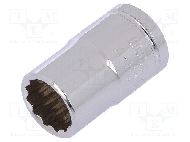 HYLSY - 12-KULMA,HYLSY-11MM - 3/8" - KROMI-VANADIINITERÄS - Hylsyavaimet - WP-W074135WE - 1