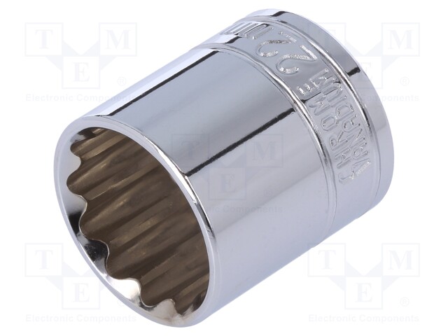 HYLSY - 12-KULMA,HYLSY-3/8" - KROMI-VANADIINITERÄS - 22MM - Hylsyavaimet - WP-W074146WE - 1