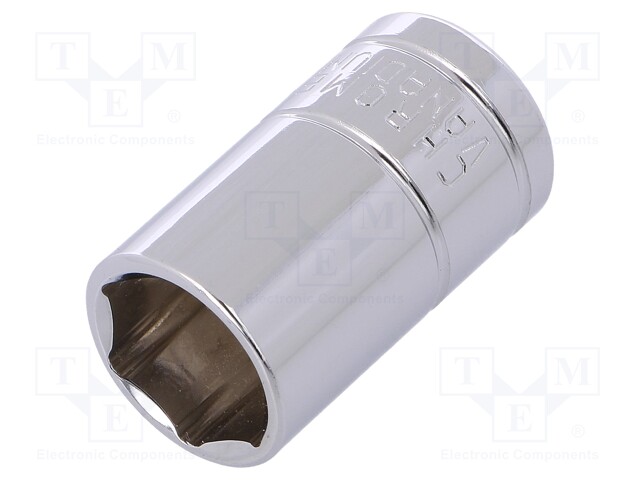 HYLSY - 6-KULMA,HYLSY-HEX 16MM - 1/2" - KROMI-VANADIINITERÄS - Hylsyavaimet - WP-W074176WE - 1