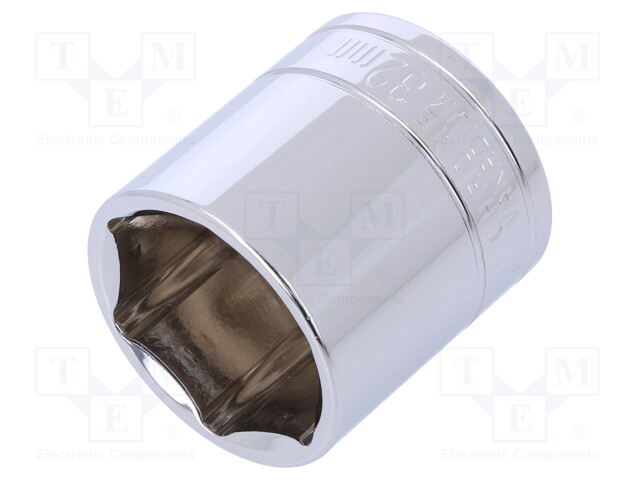 HYLSY - 6-KULMA,HYLSY-HEX 32MM - 1/2" - KROMI-VANADIINITERÄS - Hylsyavaimet - WP-W074192WE - 1