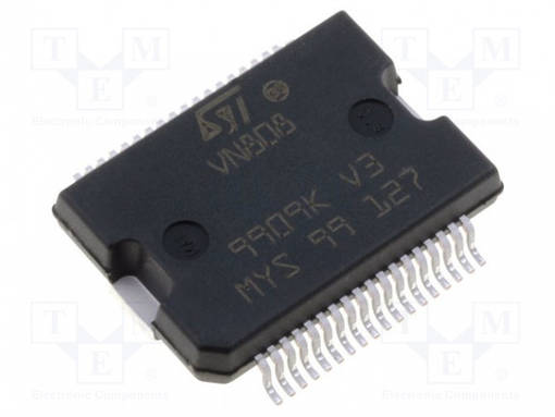 IC: POWER SWITCH - HIGH-SIDE - 700MA - POWERSO36 - 45V - TUUBI - Ajuripiirit - VN808-E - 1