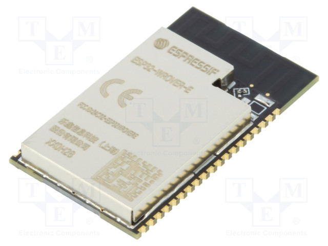IOT MODUULI - BLUETOOTH: BLE - 19,5DBM - WIFI - PCB - SMD - 18X31,4X3,3MM - IoT (WiFi/Bluetooth) moduulit - ESP32-WROVER-E - 1