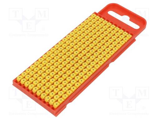 MERKIT - MERKINTÄ: - 2÷2,8MM - POLYAMIDI - KELTAINEN - -40÷85°C - WIC - Kaapeleiden merkintä - WIC1-.-PA66-YE - 1