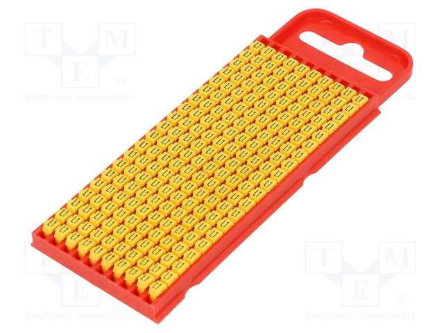 MERKIT - MERKINTÄ: L1 - 2÷2,8MM - POLYAMIDI - KELTAINEN - -40÷85°C - WIC - Kaapeleiden merkintä - WIC1-L1-PA66YE - 1