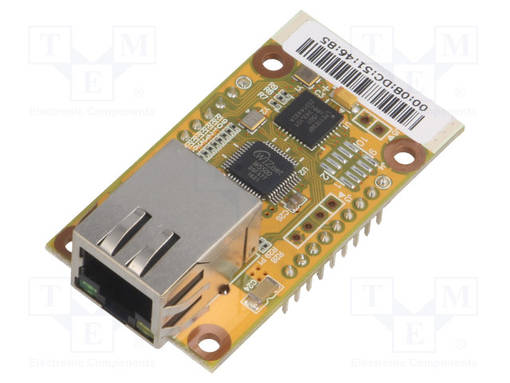 MODUULI: ETHERNET - KOMP: W5500 - UC: LPC11E36FHN33 - 3,3VDC - TTL - Ethernet moduulit - WIZ550S2E - 1