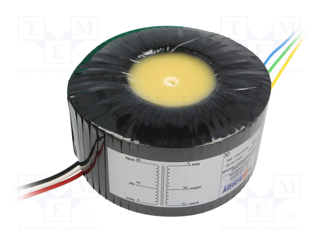 AUDIOMUUNTAJA - 30VA - Ø115X65MM - 0,01÷55KHZ - 150MA - TULOIMP: 5KOHM - Rengassydänmuuntajat - TTG-EL84SE - 1