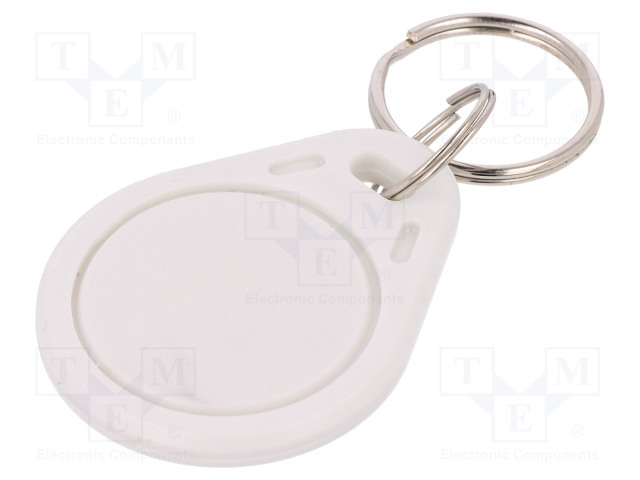 RFID AVAIMENPERÄ - MUOVI - VALKOINEN - 125KHZ - 8BROM - RFID-moduulit ja -lukijat - S103-WE - 1