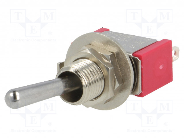 VIPUKYTKIN - ASENNOT: 2 - SPDT - ON-ON - 5A/125VAC - 5A/28VDC - -30÷85°C - Vipukytkimet - IC1101T1B1M1QE - 1
