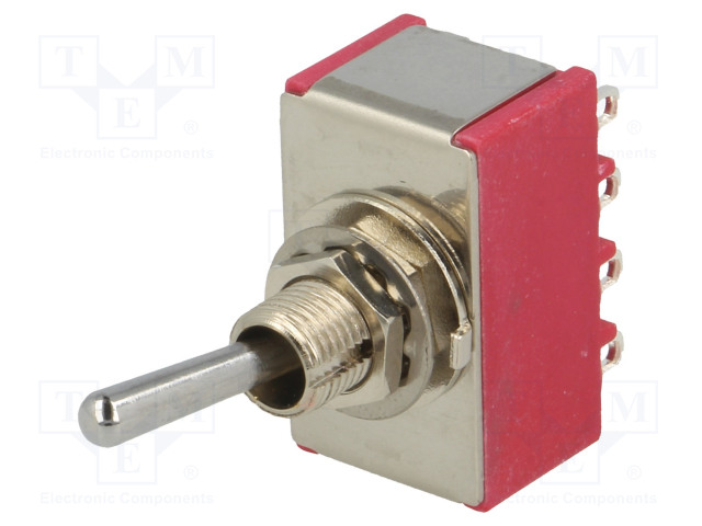VIPUKYTKIN - ASENNOT: 3 - 4P3T - ON-OFF-ON - 5A/125VAC - 5A/28VDC - -30÷85°C - Vipukytkimet - IC4201T1B1M1QE - 1