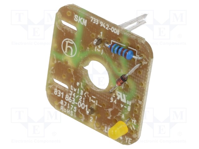 VÄLILEVY - LED DIODIN KANSSA - Venttiililiittimet - GDMELED24YE - 1