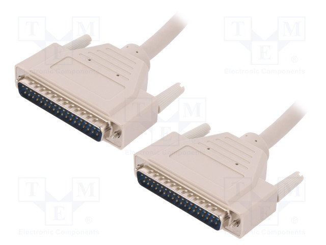 YHDISTYSKAAPELI - D-SUB 37PIN,UROS - 1M - Teollisuusverkot - PCL-10137-1E - 1