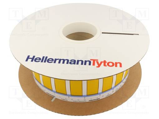 LÄMPÖKUTISTUVAT MERKIT - 50MM - KELTAINEN - OHUTSEINÄINEN - Tarratulostimet ja merkitsijät - TLFX127DS-1X50YE - 1