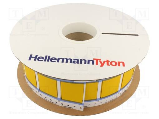 LÄMPÖKUTISTUVAT MERKIT - 50MM - KELTAINEN - OHUTSEINÄINEN - Tarratulostimet ja merkitsijät - TLFX254DS-1X50-YE - 1