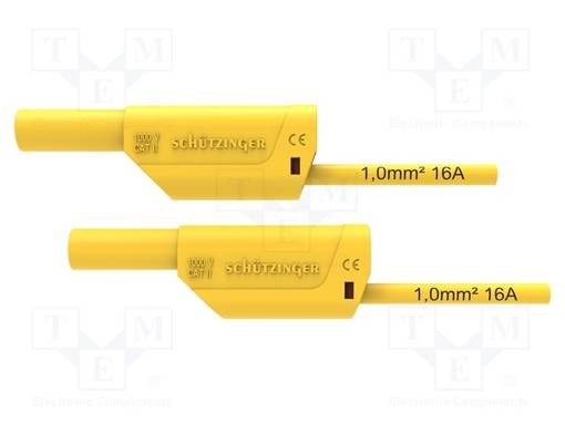 MITTAUSJOHTO - 16A - BANAANIPISTOKE 4MM,MOLEMMIN PUOLIN - PIT: 1,5M - Mittausjohdot - VSFK85011150-GE - 1