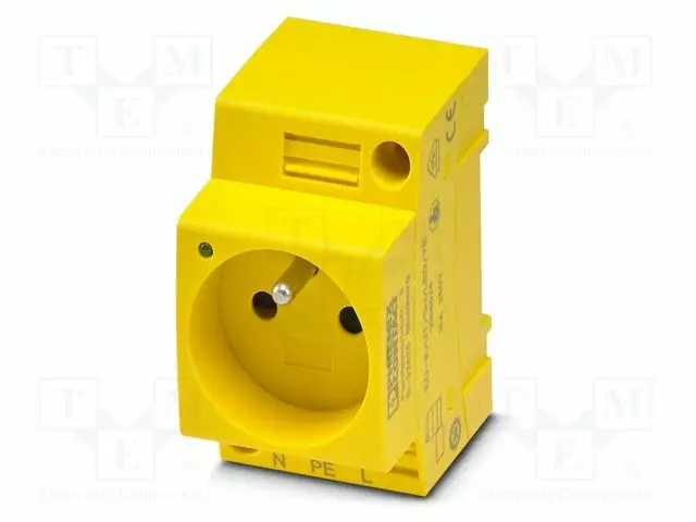 KOJELIITIN RUNKO NAARAS - 16A - PIN: 3 - DIN-KISKOLLE - Kiskoliittimet - EO-EUTSHLEDYE - 1