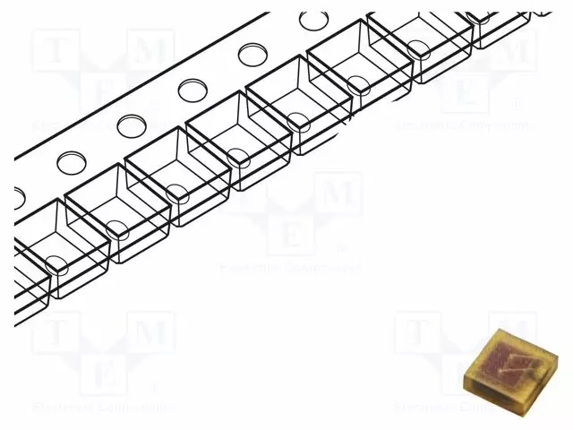 VOIMA-LED - PUNAINEN - 120° - ?D: 610÷620NM - 60÷70LM - 3W - 1717 - SMD - Ultrakirkkaat LEDit - PY2A-3FRE - 1