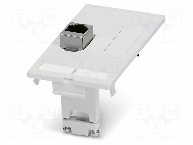 FRONT PLATE, NUMBER OF POSITIONS: 8, 100 MBPS, CAT5E - Kiskoliittimet - SI-FP-R1A-D1E - 1
