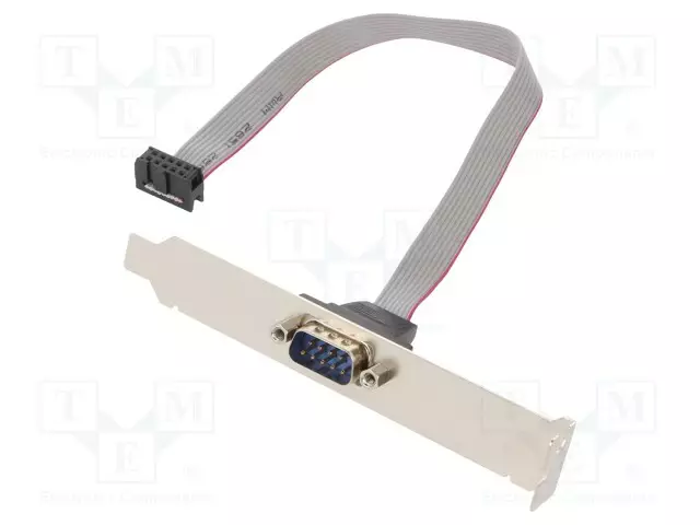 ADAPTERI - 10PIN IDC,D-SUB 9PIN PISTOKE - 0,25M - PIILLÄ - Tietokonetarvikkeet - muut - CCDB9RECEPTACLE - 1