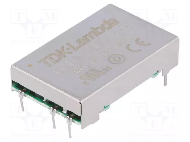 DC/DC MUUNNIN - 10W - TULOJÄNNITE 24VDC - LÄHTÖJÄNNITE 5VDC - ILÄH: 2A - DIP7 - THT - CC-E - DC/DC muuntimet - CC10-2405SF-E - 1