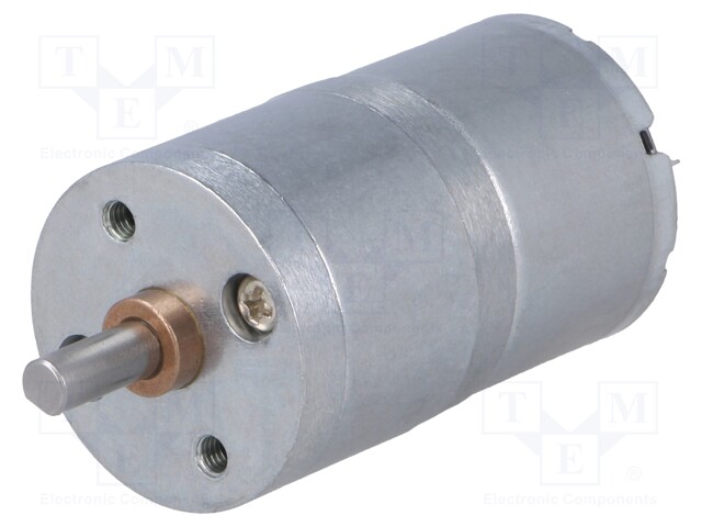 DC MOOTTORI VAIHTEELLA - 2÷7,5VDC - 600MA - AKSELI: D UURRE - 99: 1 - DC moottorit - DF-FIT0495-E - 1
