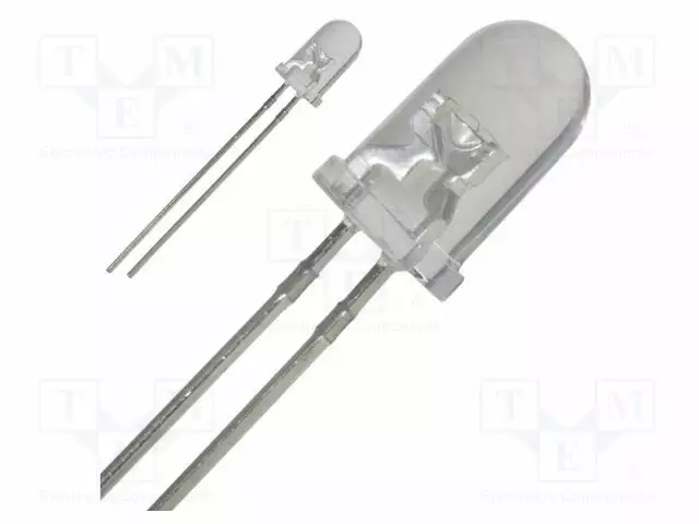 LED - PUNAINEN - 5MM - 7400MCD - 30° - -40÷100°C - PYÖREÄ - 5,8X5,8X8,7MM - Pyöreät LEDit - OVLFR3C7-TTE - 1