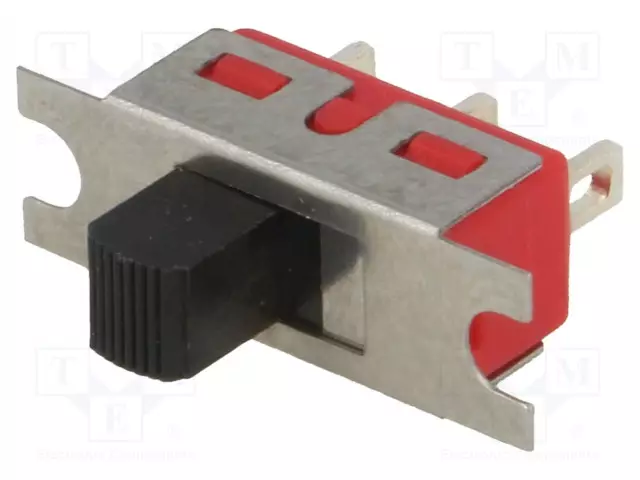 LIUKUKYTKIN - AS: 3 - SP3T - 2A/250VAC - 5A/28VDC - ON-OFF-ON - RUUVI- - Mikrokytkimet - 5MS3S102BM1QE - 1