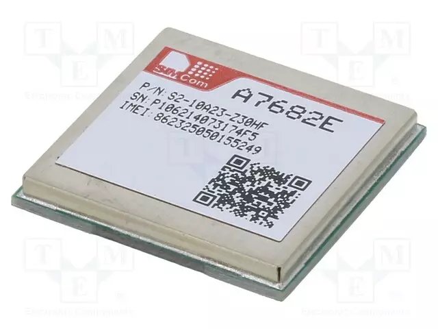 MODUULI: LTE - DOWN: 10MBPS - UP: 5MBPS - SMD - EDGE,GPRS,GSM,LTE CAT1 - M2M (GPRS/HSPA/LTE) moduulit - A7682E - 1