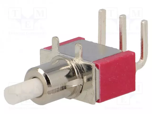 PAINOKYTKIN - AS: 2 - SPDT - 1A/125VAC - 1A/28VDC - ON-(ON) - Standardikytkimet - IC1507P1B20M6QE - 1
