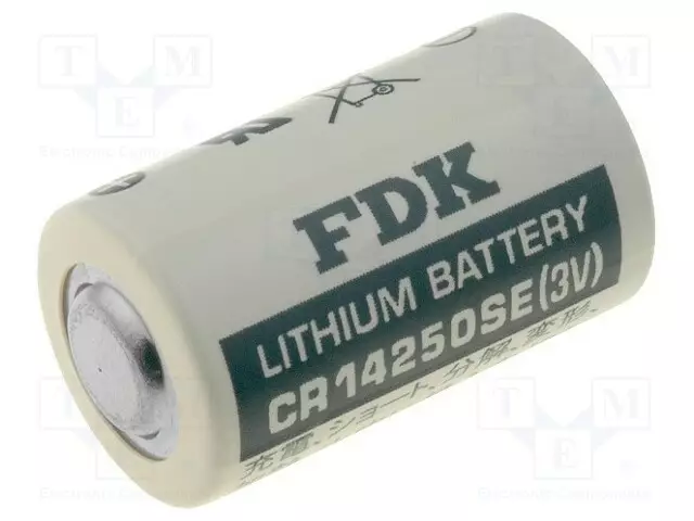 PARISTO: LITIUM - 1/2AA - 3V - 850MAH - EI-UUDELLEENLADATTAVA - Alkaliparistot - BR-CR14250SE - 1