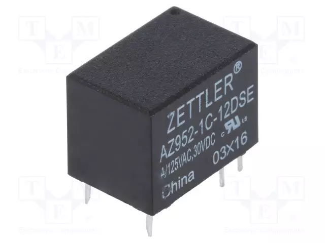 RELE - SPDT - UKELAN: 12VDC - 1A - 1A/125VAC - AZ952 - Pienoisreleet - AZ952-1C-12DSE - 1