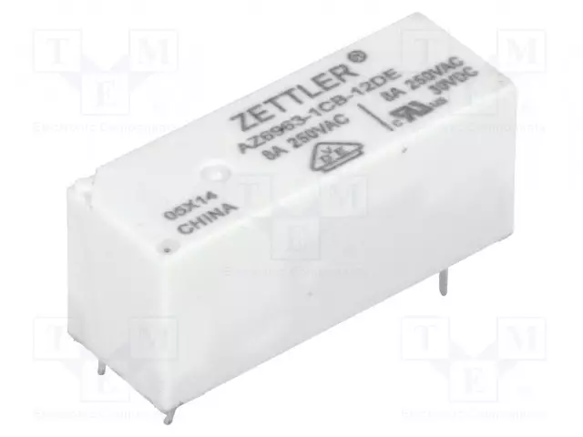 RELE - SPDT - UKELAN: 12VDC - 8A - 8A/250VAC - AZ6963 - Pienoisreleet - AZ6963-1CB-12DE - 1