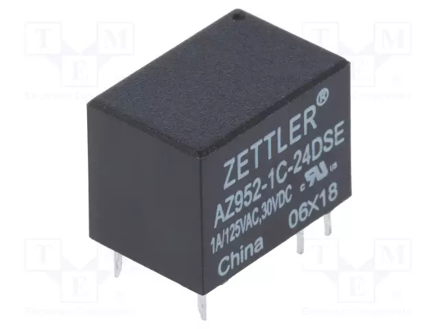 RELE - SPDT - UKELAN: 24VDC - 1A - 1A/125VAC - AZ952 - Pienoisreleet - AZ952-1C-24DSE - 1