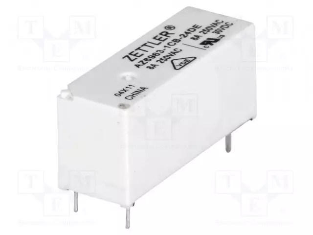 RELE - SPDT - UKELAN: 24VDC - 8A - 8A/250VAC - AZ6963 - Pienoisreleet - AZ6963-1CB-24DE - 1