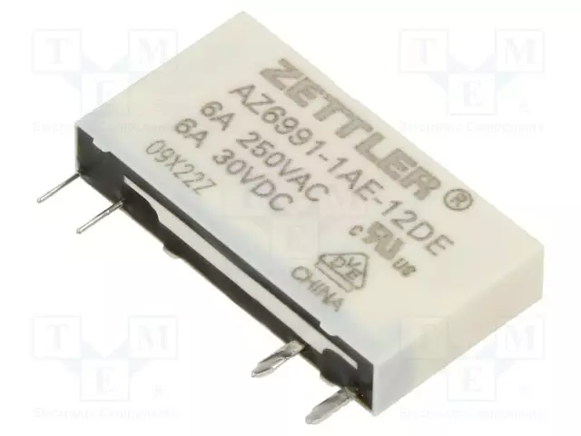 RELE - SPST-NO - UKELAN: 12VDC - 8A - 6A/277VAC - Pienoisreleet - AZ6991-1AE-12DE - 1
