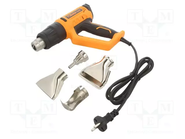 SÄHKÖKUUMAILMAPISTOOLI - 2KW - 400÷500L/MIN - 230VAC - Kuumaliima ja kuumailma työkalut - BE1850E - 1