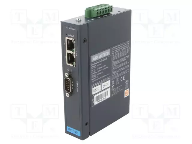 SARJAPORTTIPALVELIN - PORTTIEN LUKU: 3 - 12÷48VDC - RJ45 X2 - EKI - Teollisuusverkot - EKI-1521-CE - 1
