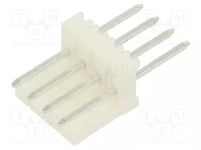 SOCKET - WIRE-BOARD - MALE - PIN: 4 - 2.54MM - THT - MAS-CON - TINNED - Signaaliliittimet rasteri 2,54mm - MWWS100-04-D-E - 1