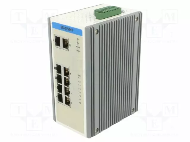 SWITCH ETHERNET - HALLITTU - PORTTIEN LUKU: 10 - 12÷24VDC - RJ45,SFP - Teollisuusverkot - EKI-5729PI-AE - 1