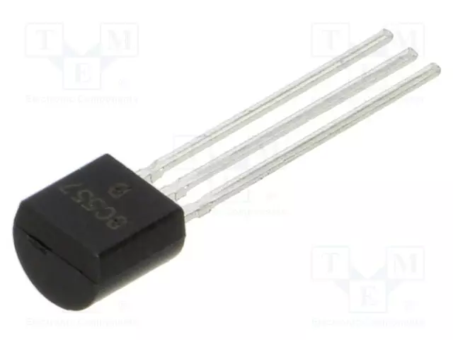 TRANSISTORI: PNP - BIPOLAARI - 45V - 0,1A - 0,625W - TO92 - Transistorit - BC557B-LGE - 1