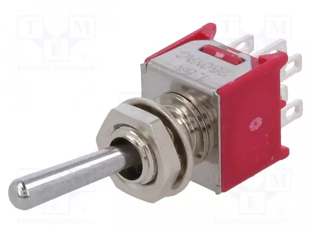 VIPUKYTKIN - ASENNOT: 2 - DPDT - ON-ON - 3A/125VAC - 3A/28VDC - -30÷85°C - Vipukytkimet - IC2102T1B1M1QE - 1