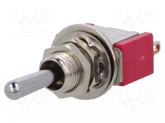 VIPUKYTKIN - ASENNOT: 3 - SP3T - (ON)-OFF-(ON) - 5A/125VAC - 5A/28VDC - Vipukytkimet - IC1401T1B1M1QE - 1