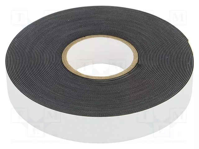 VULKANOITUVA TEIPPI - W: 19MM - L: 9M - PAKS.: 0,76MM - MUSTA - Eristysteipit ja -nauhat - BMEAB1909NE - 1