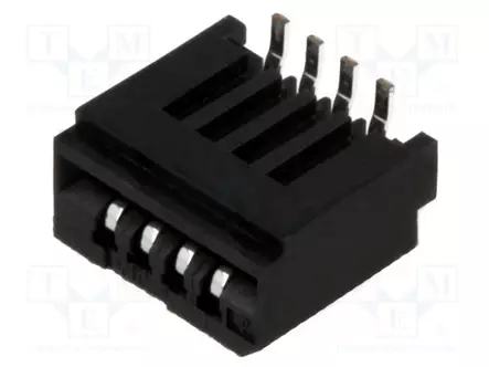LIITIN: FFC/FPC - SMT - 50V - 0,5A - PIN: 4 - 1MM - PYSTYSUORA - NON-ZIF - FFC/FPC liittimet rasteri 1,00mm - 04FMN-BMT-A-TF - 1