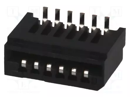 LIITIN: FFC/FPC - SMT - 50V - 0,5A - PIN: 6 - 1MM - PYSTYSUORA - NON-ZIF - FFC/FPC liittimet rasteri 1,00mm - 06FMN-BMT-A-TF - 1