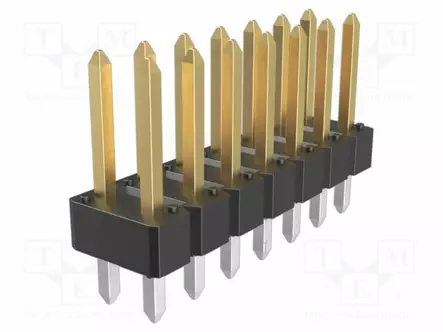 LIITIN: PIN - PIN-LIITIN - UROS - PIN: 14 - THT - BERGSTIK - SUORA - 2,54MM - Piikkirimaliittimet - 77313-101-14LF - 1