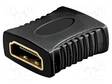 HDMI ADAPTERI -PISTORASIA,MOLEMMIN PUOLIN - MUSTA - HDMI, DVI, DisplayPort johdot - HDMIFF - 1