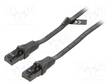 PATCH KAAPELI - U/UTP - CAT: 6 - RJ45-PISTOKE,MOLEMMIN PUOLIN - CU - 1M - RJ45 Ethernet kaapelit - IBABF - 1