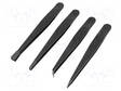 PINSETIT-SETTI - ANTIMAGNEETTISET - ESD - RESISTANSSI: HANKAUS - 4KPL - ESD-atulat - IDL-K4PICF - 1