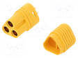 LIITIN: VIRTA- DC - PISTOKE - NAARAS - MT60 - 30A - 500V - PIN: 3 - SUORA - DC liittimet - MT60-F - 1