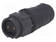 LIITIN: PYÖREÄT - EN3 - PISTOKE - NAARAS - JUOTETTAVA - JOHTOON - PIN: 2 - SWITCHCRAFT liittimet - EN3L2F - 1